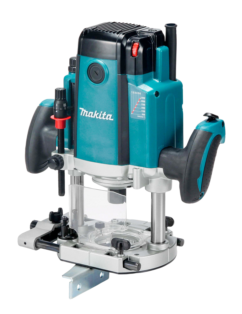 FRESADORA 6/8/12MM 2.100W CON FRENO + ΜΑΚΡΑC MAKITA