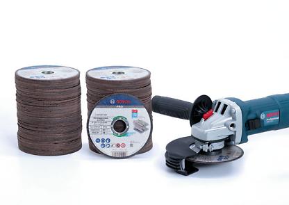 KIT 200 DISCOS Ø115 X1 MM INOX + AMOLADORA GWS 115-750 w BOSCH